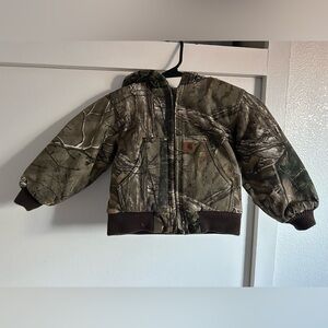 Carhartt Kids' Brown Camo Jacket